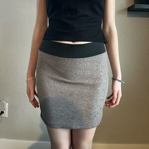 Shimmer Gold and Bronze Mini Skirt